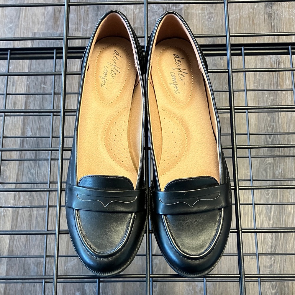 Dexflex Comfort Black Women's Loafers